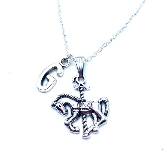Carousel Horse Necklace - Picture 4 of 7